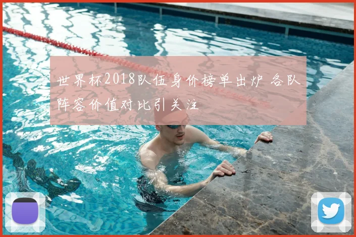 世界杯2018队伍身价榜单出炉 各队阵容价值对比引关注